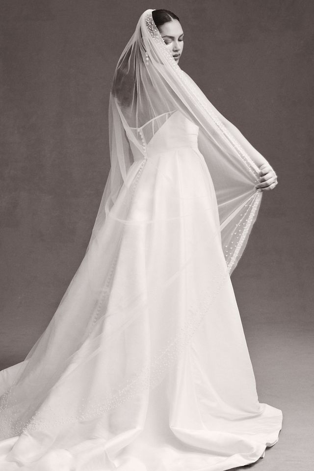 A.B. Ellie Hayden Pearl Chapel Veil #1