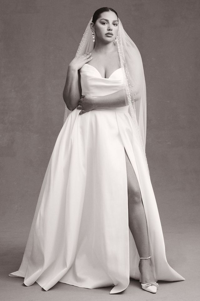 A.B. Ellie Hayden Pearl Chapel Veil #2