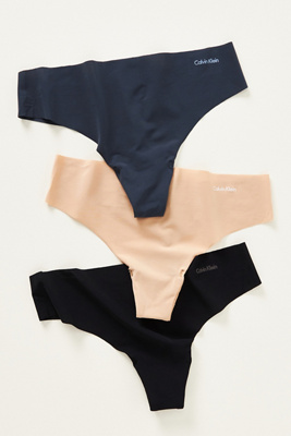 Calvin Klein Invisibles Thong 3-pack In Assorted