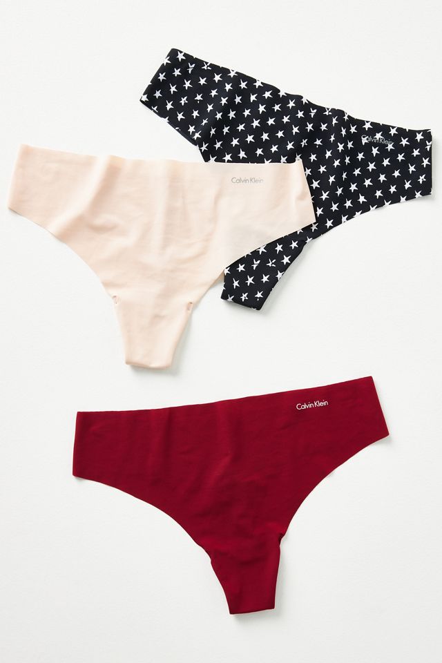Calvin Klein Invisibles Thong Underwear, Set of 3 #3