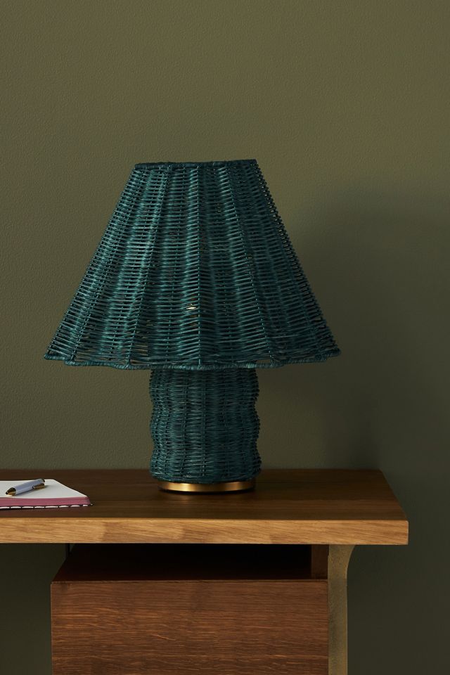 Sutton Rattan Table Lamp #1