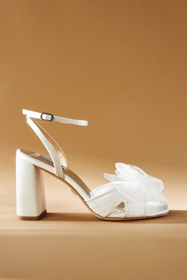 Badgley Mischka Tess Heels In White