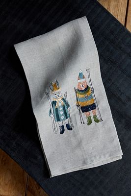 Ski Buddies Dish Towel