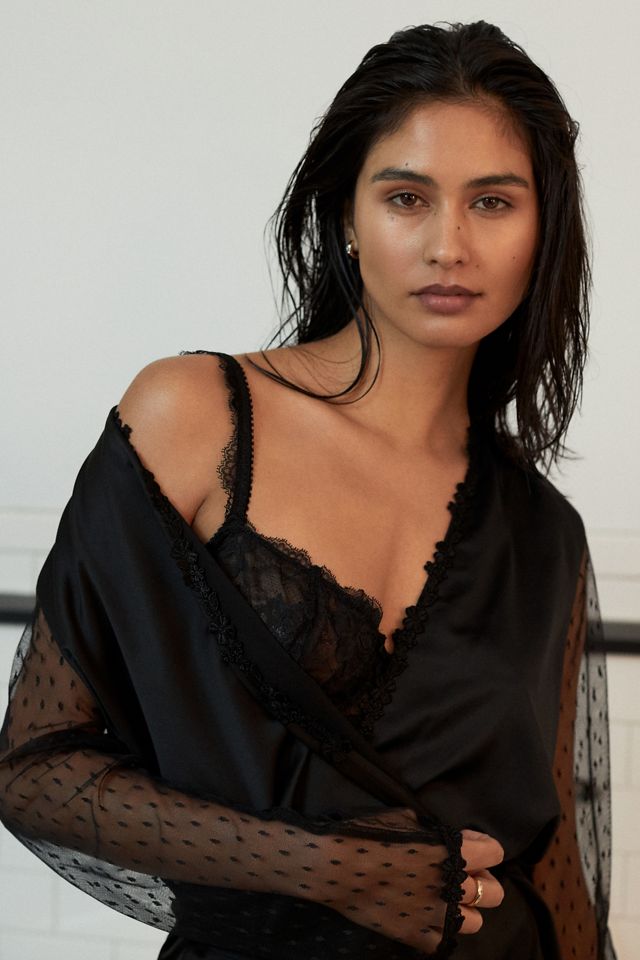 Embroidered Lace Robe #2
