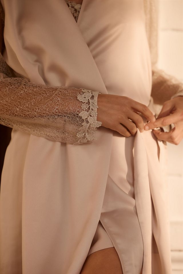 Embroidered Lace Robe #2