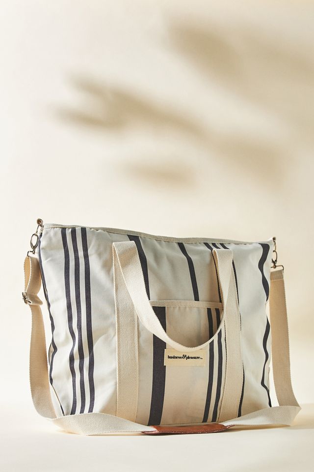 Business & Pleasure Vintage-Inspired Striped Canvas Cooler Tote Bag on  Food52