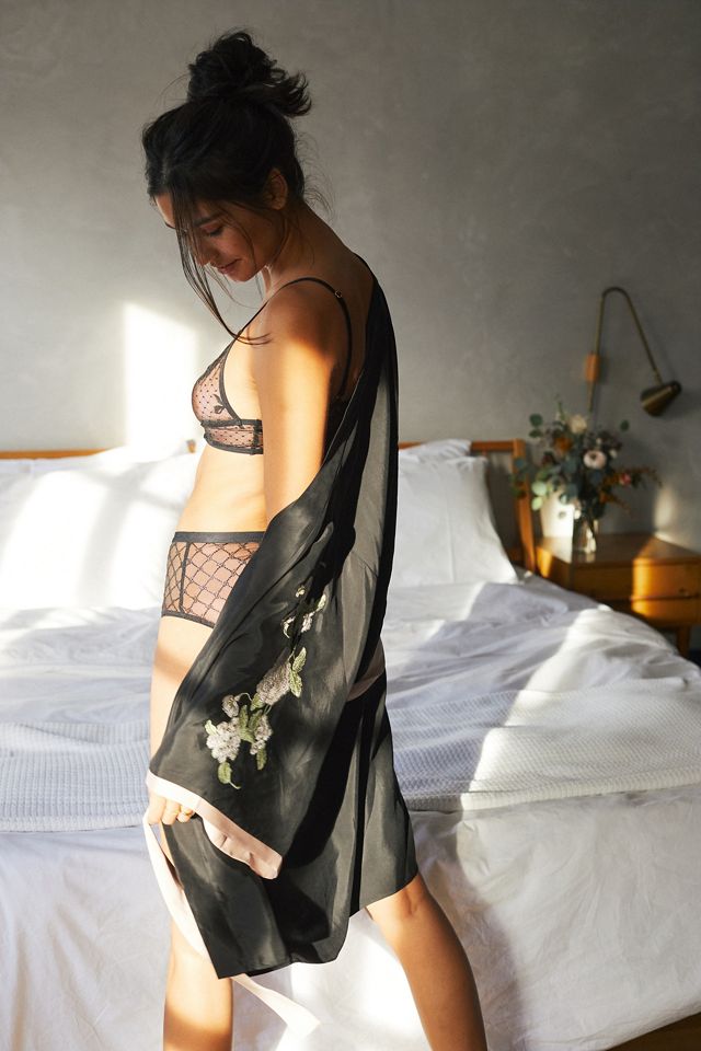Magnolia Embroidered Robe #2