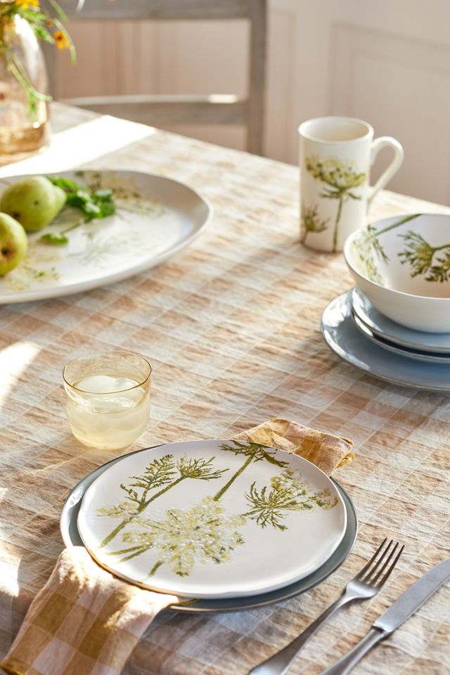 Queen Anne's Lace Ceramic Salad Plate #1