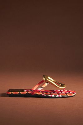 Jeffrey Campbell Linques Sandals In Red
