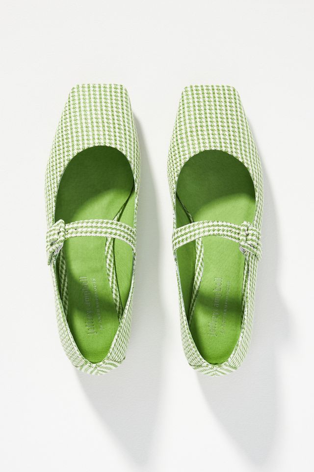 Jeffrey Campbell Square-Toe Mary Jane Flats  #1