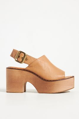 Wooden Platform Sandals | Anthropologie