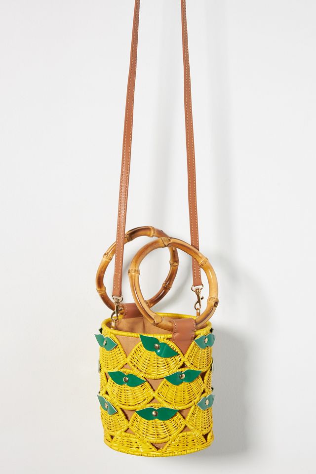Serpui Alina Sicilian Wicker Satchel | Anthropologie