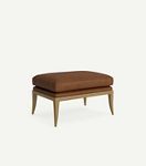 Florence Leather Ottoman