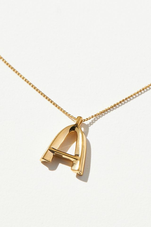 Jenny Bird  Monogram Necklace Letter P - Tryst Boutique