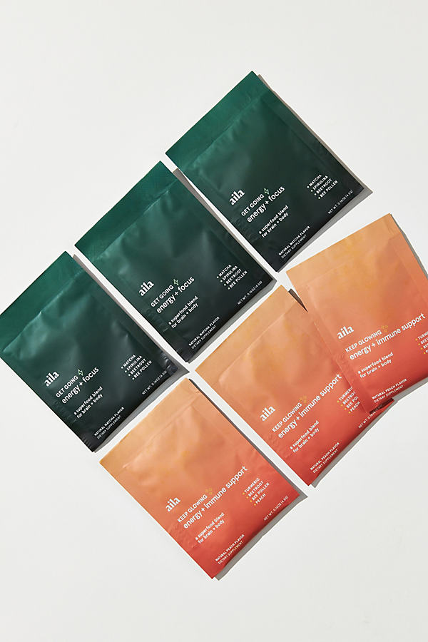 Aila Brain + Body Superfood Supplement Sampler In Assorted