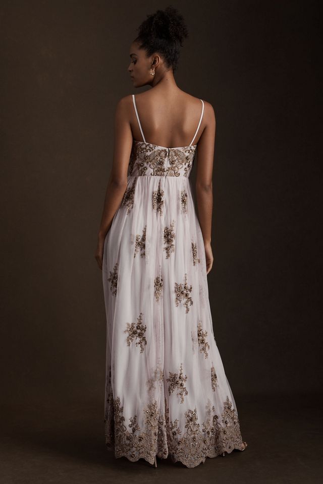 BHLDN Stargazer Robina Hand-Embroidered Empire-Waist Sweetheart Corset Gown #2