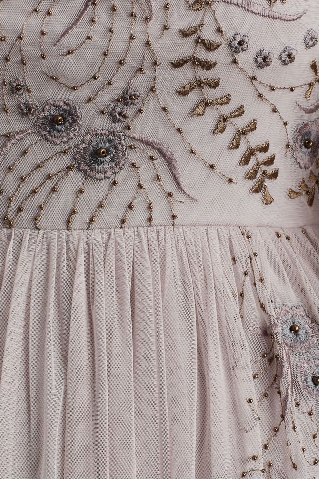 BHLDN Stargazer Valetta Empire-Waist Puff-Sleeve Backless Gown #3