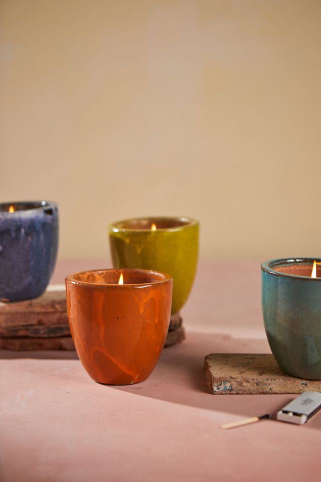 Ceramic Egg Pot Candle, Citronella #1