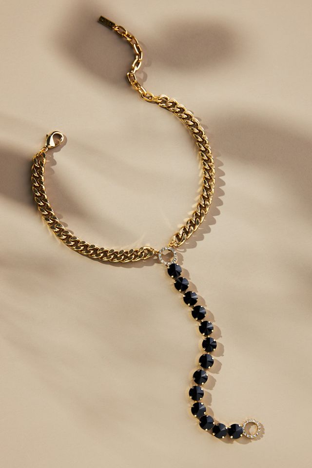 Tova Crystal Chain Necklace Anthropologie
