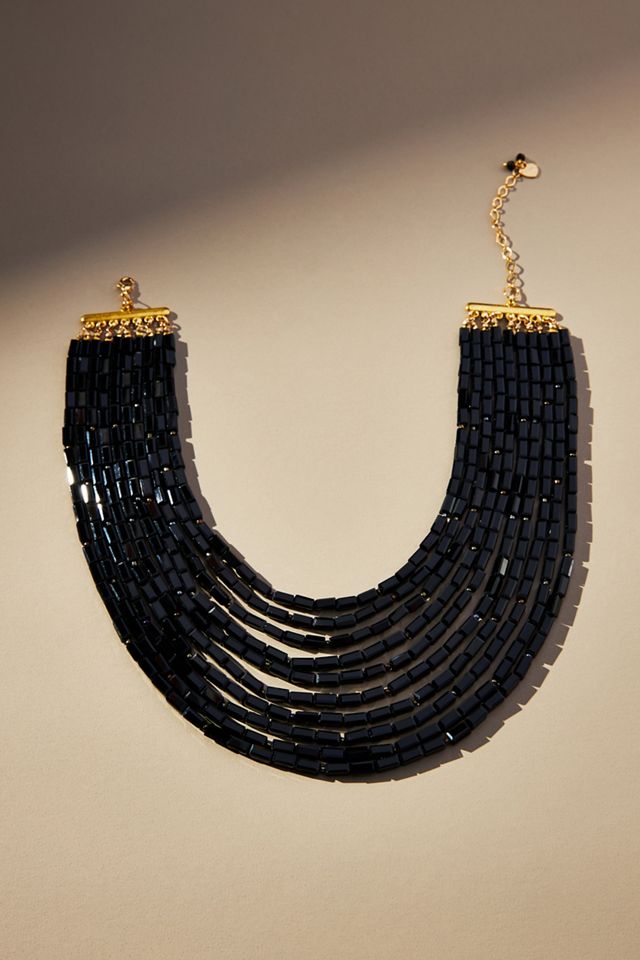 Layered Metallic Collar Necklace Anthropologie
