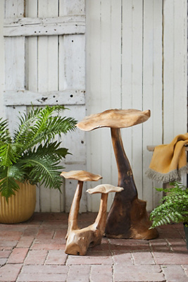 Terrain Teak Mushroom, Extra Tall