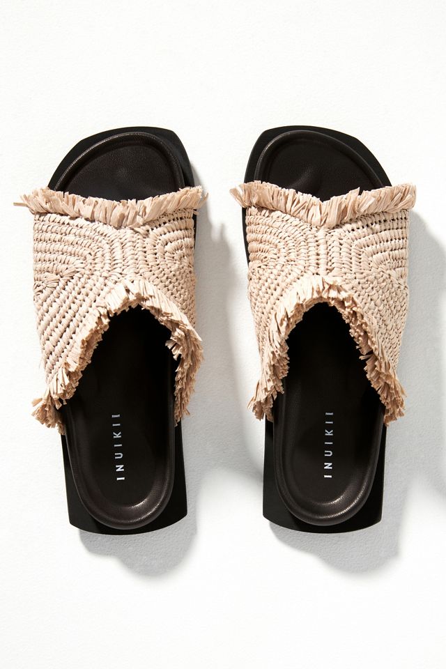 Inuikii Raffia Moon Sandals #1