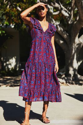Roller Rabbit Ainsley Cover-Up Mini Dress | Anthropologie