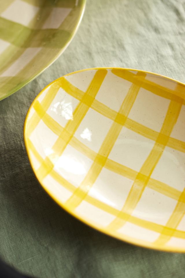 Gingham Candy Dish #1