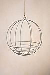 Zinc Sphere Hanging Basket, 28" #1