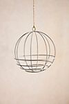 Zinc Sphere Hanging Basket, 28" #2