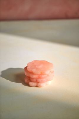 Dyed Alabaster Scalloped Coasters, Set of 4