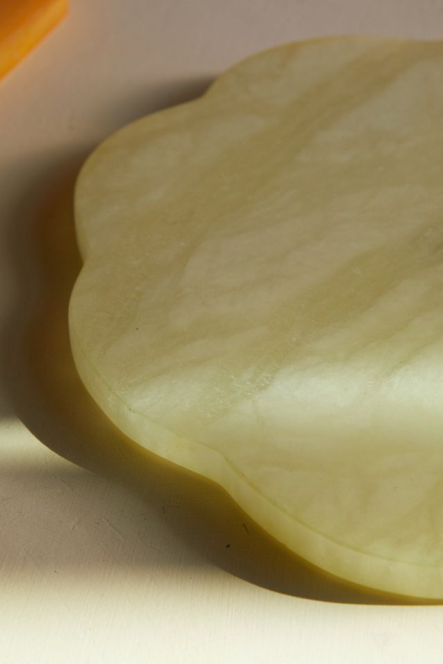 Scalloped Alabaster Serving Board #1