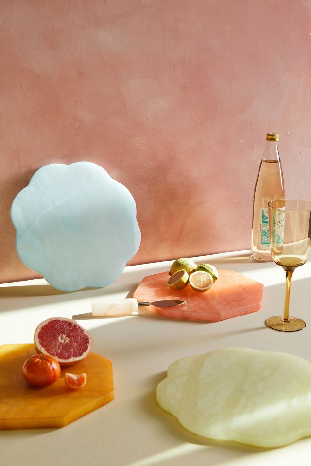 Dyed Alabaster Octagon Serving Board #1