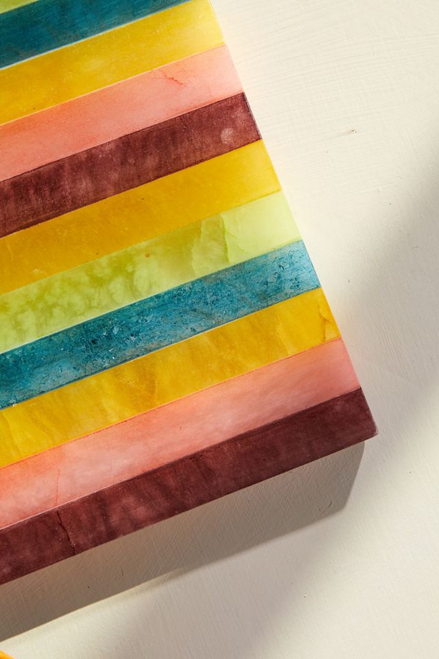 Striped Alabaster Serving Board #1