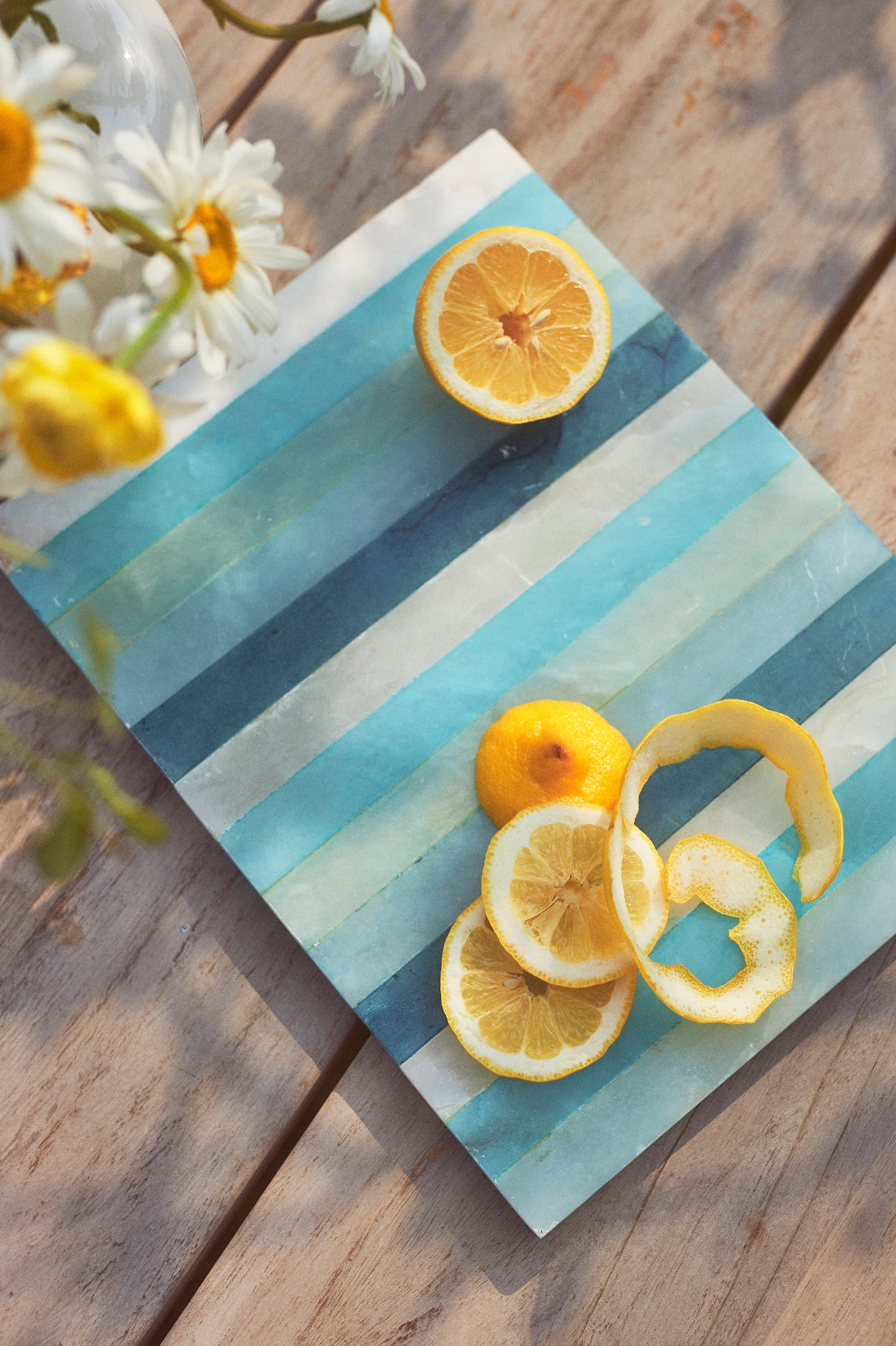 Striped Alabaster Serving Board