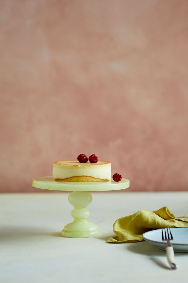 Dyed Alabaster Cake Stand