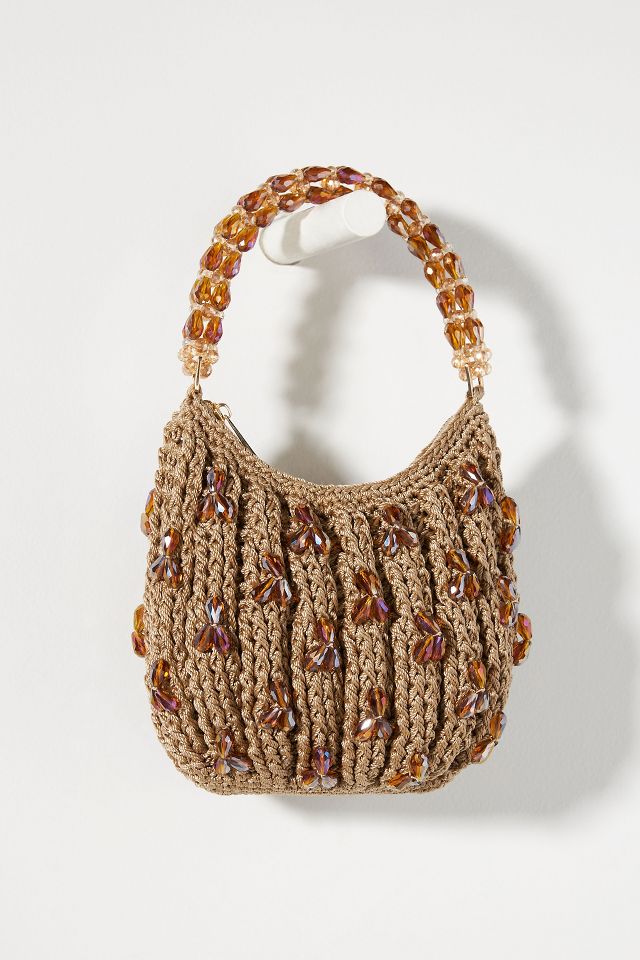 Beaded Crochet Satchel Anthropologie