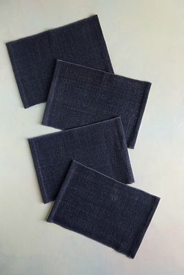 Solid Cotton Placemats, Set of 4