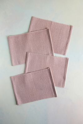 Solid Cotton Placemats, Set of 4