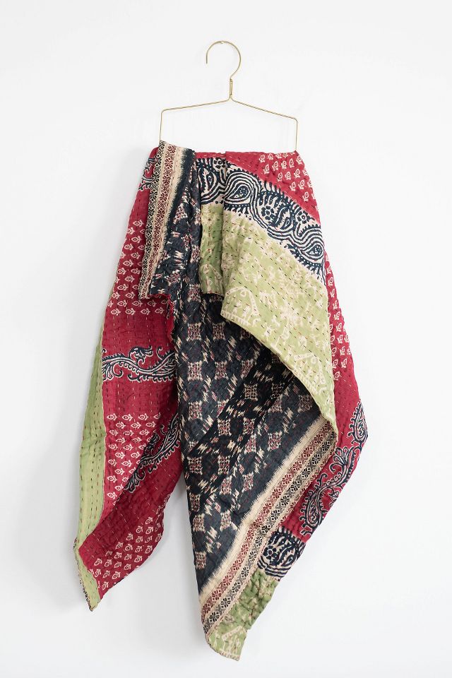 Connected Goods One of a kind Kantha Baby Blanket No. 08544 AnthroLiving