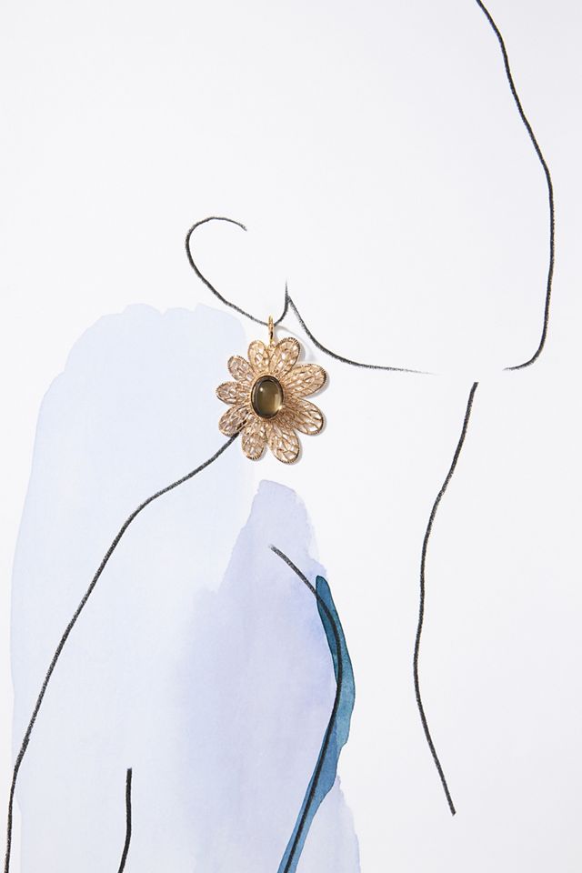 Floral Statement Earrings #2