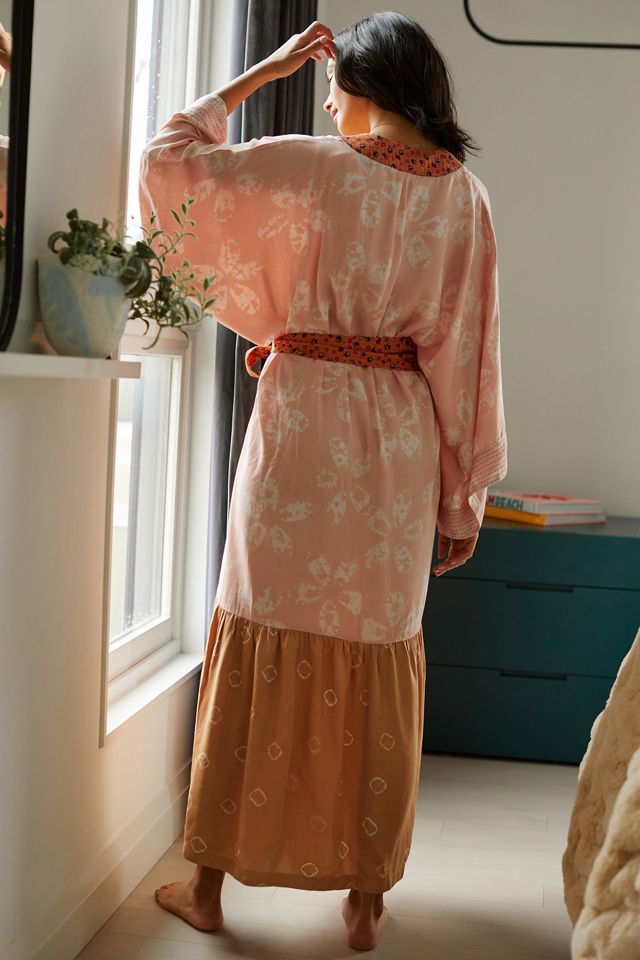 Kantha Boho Long Kimono #3