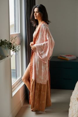 Kantha Boho Long Kimono