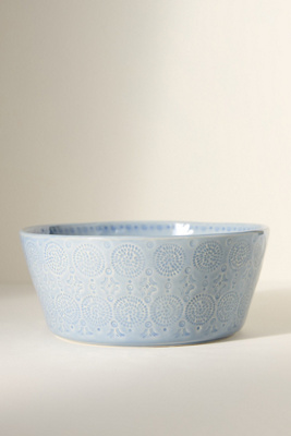 Anthropologie Old Havana Bundt Pan In Blue