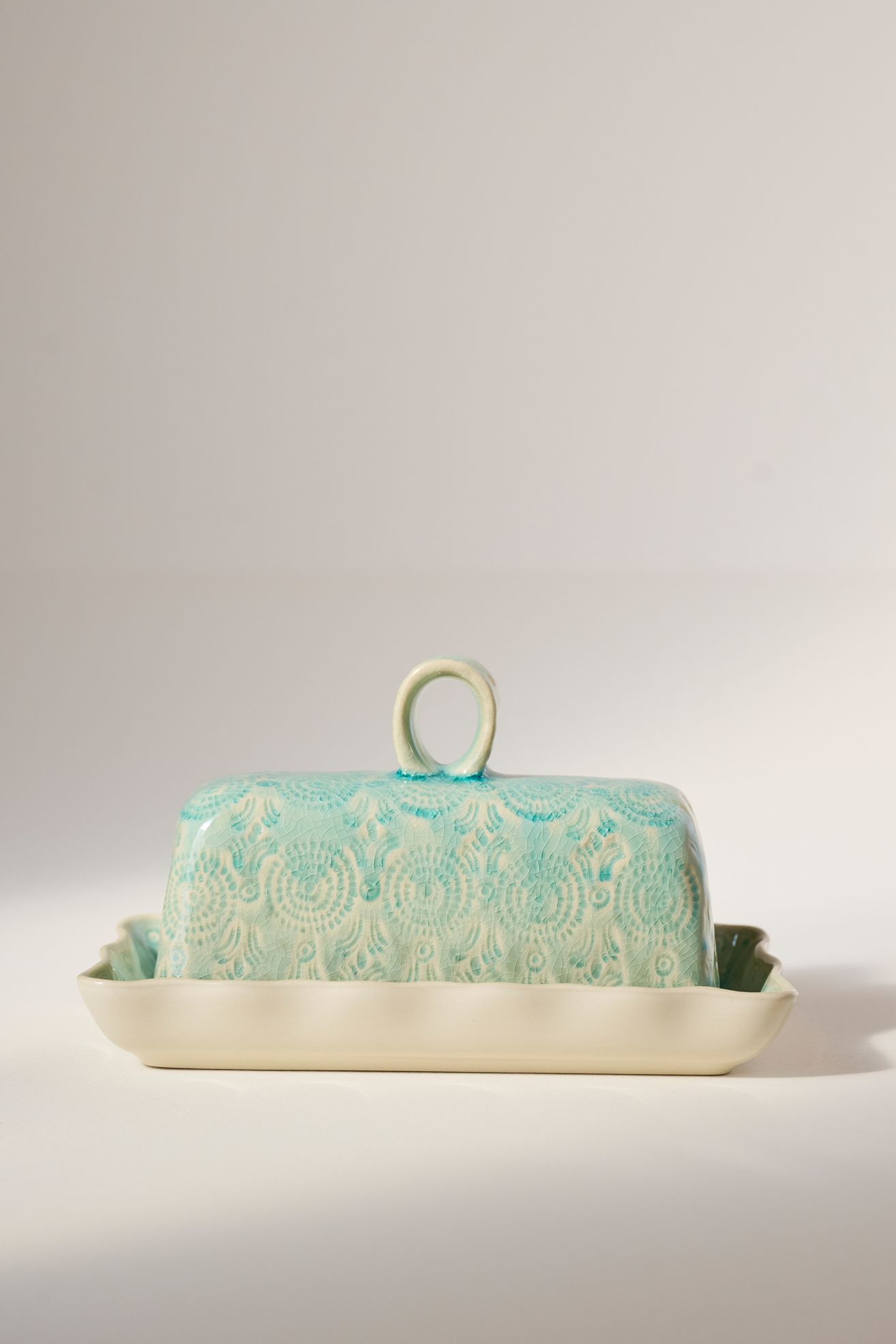 Old Havana Butter Dish - Mint, Standard, Butter Dish