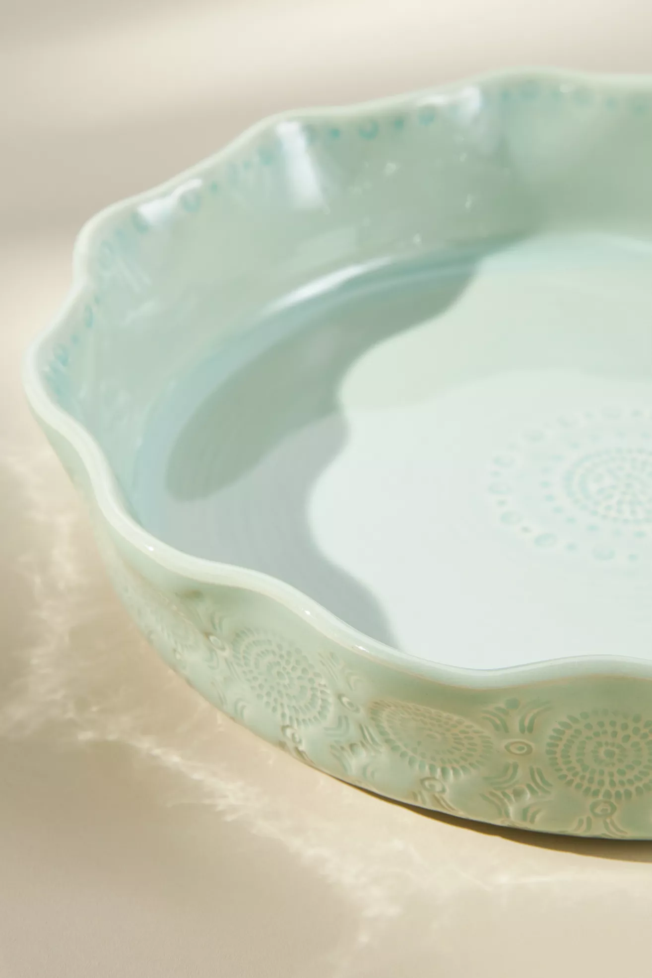 Old Havana Portuguese Stoneware Pie Dish - thumbnail 3