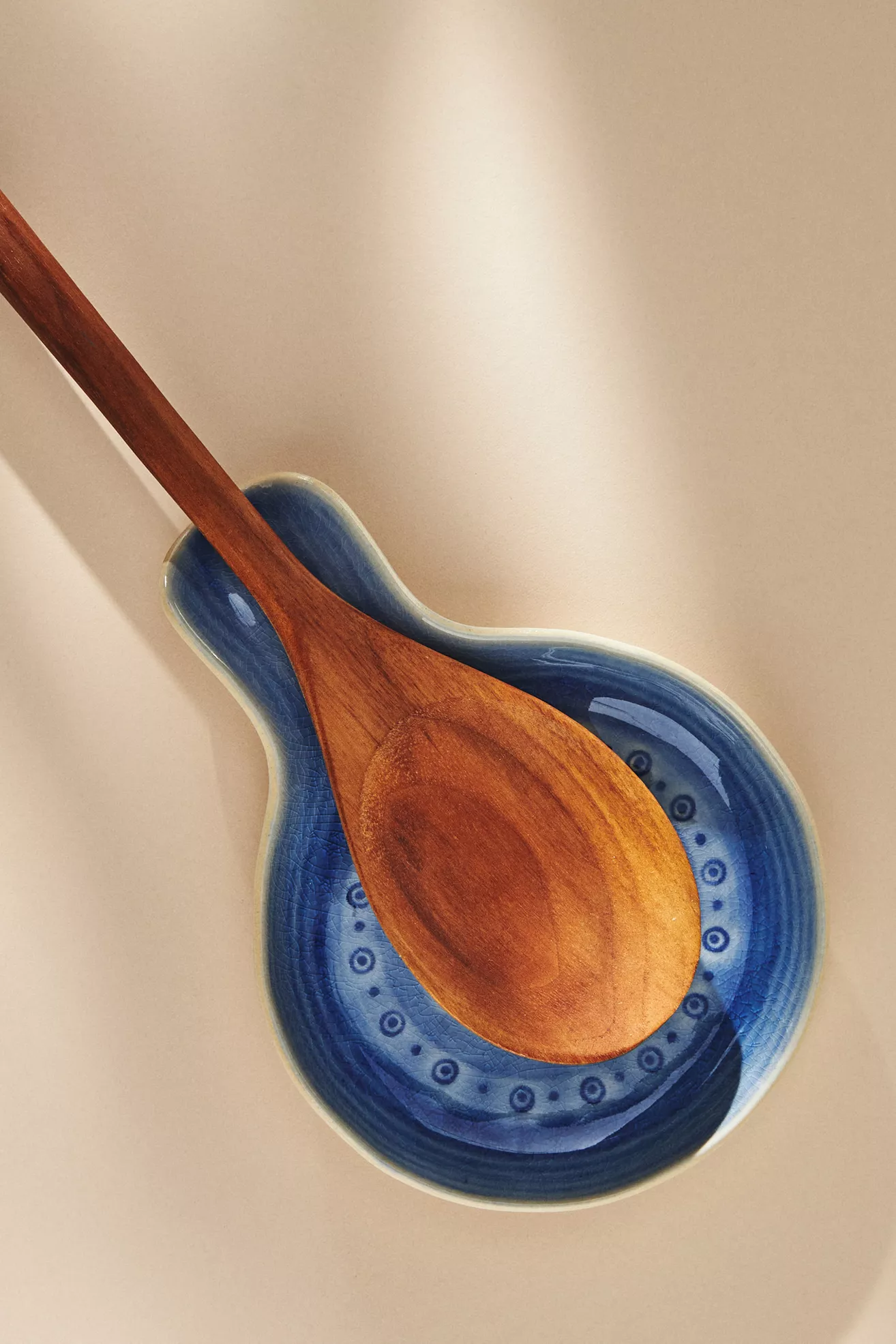 Old Havana Portuguese Stoneware Spoon Rest