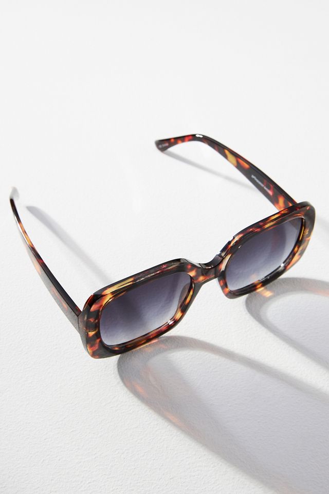 Square Tortoiseshell Sunglasses #1