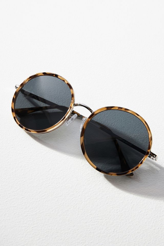 Round Tortoiseshell Sunglasses Anthropologie 