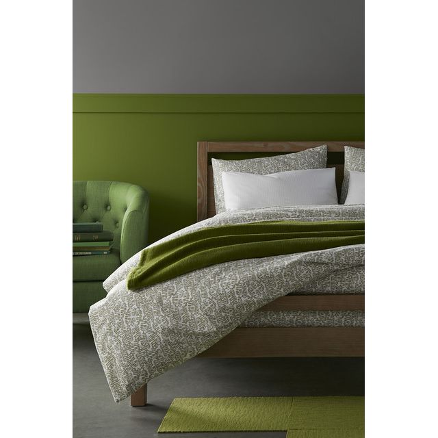 Peacock Alley Fern Percale Duvet Cover #1